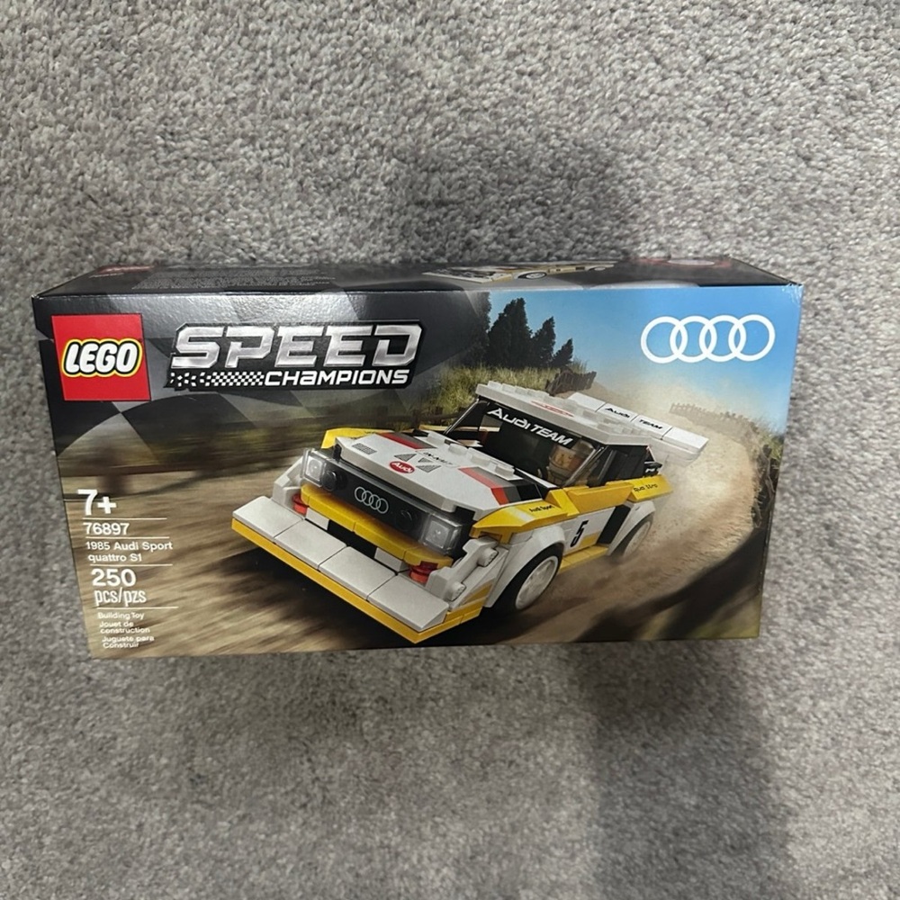 LEGO Speed Champions Audi Sport Quattro S1 - White and Yellow 1985
